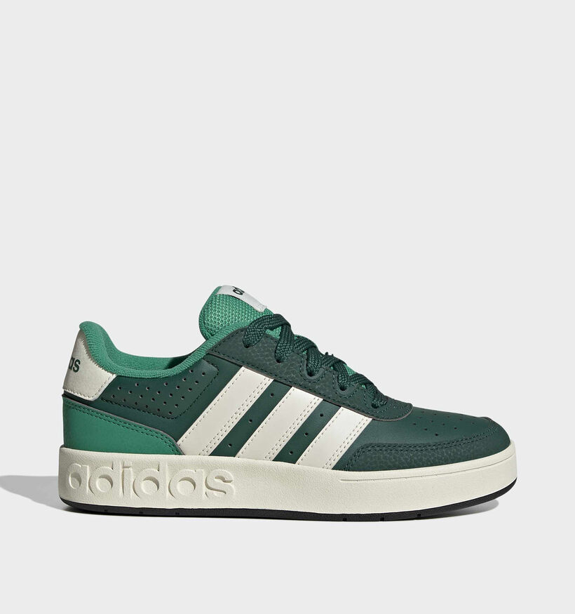 adidas Breakbase Baskets en Vert pour gar&ccedil;ons (380577)