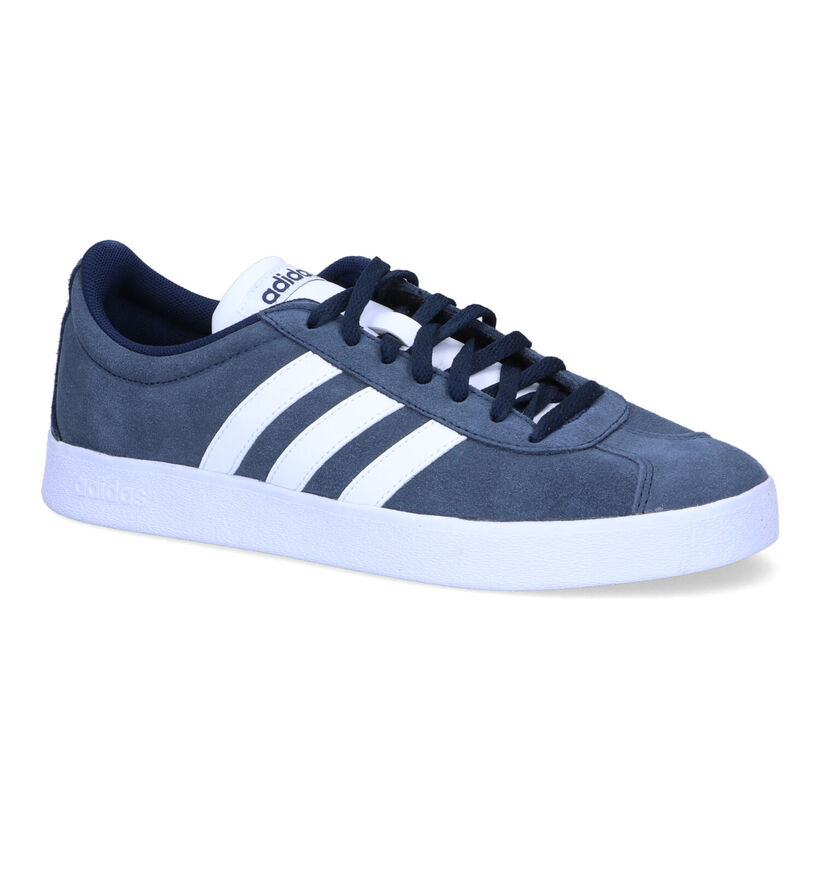 adidas VL Court 2.0 Blauwe Sneakers (308475)