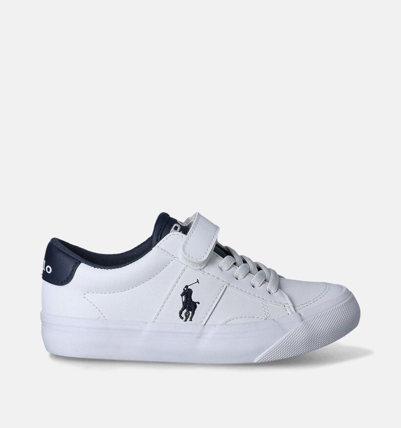 Polo Ralph Lauren Ryley Chaussures à scratch en Blanc pour garçons (353502)