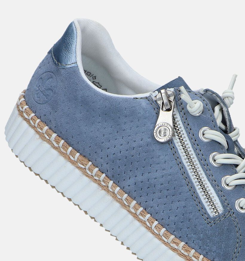 Rieker Blauwe Sneakers voor steunzolen voor dames (339092) - geschikt voor steunzolen