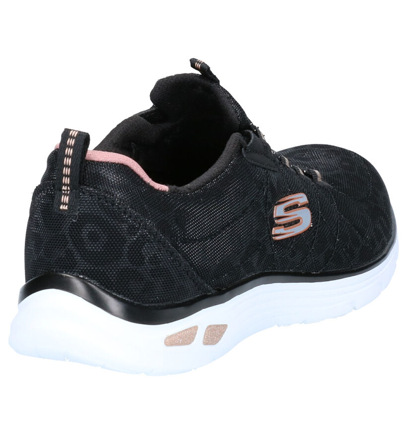 Skechers Empire D'Lux Baskets en Noir en textile (264498)