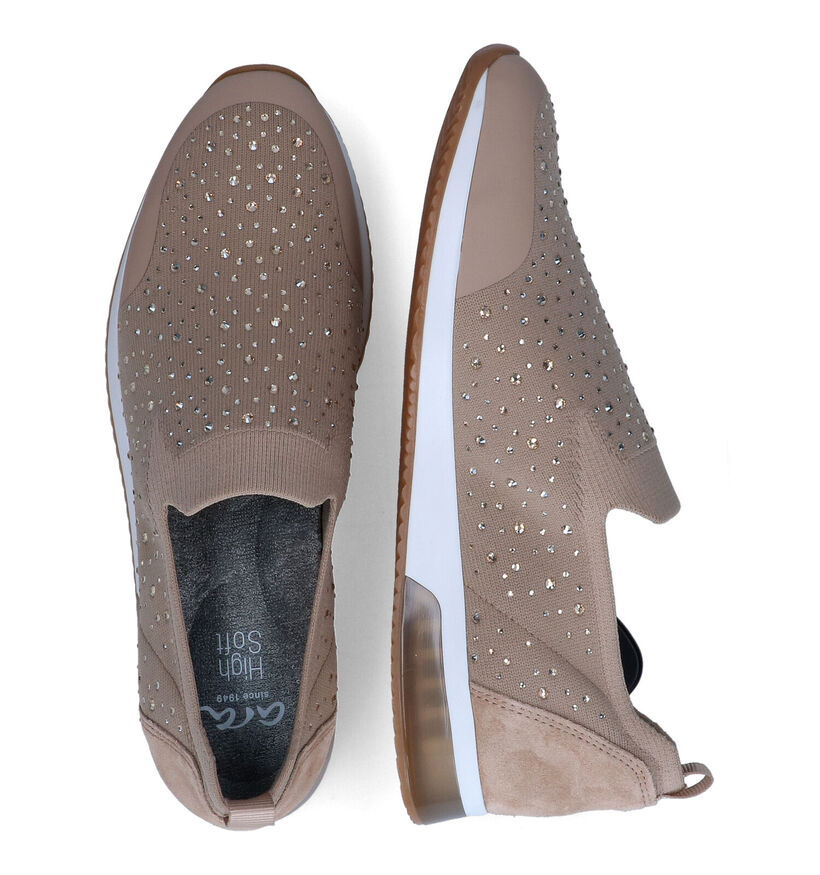 Ara Lissabon Mocassins en Beige pour femmes (307683) - pour semelles orthopédiques