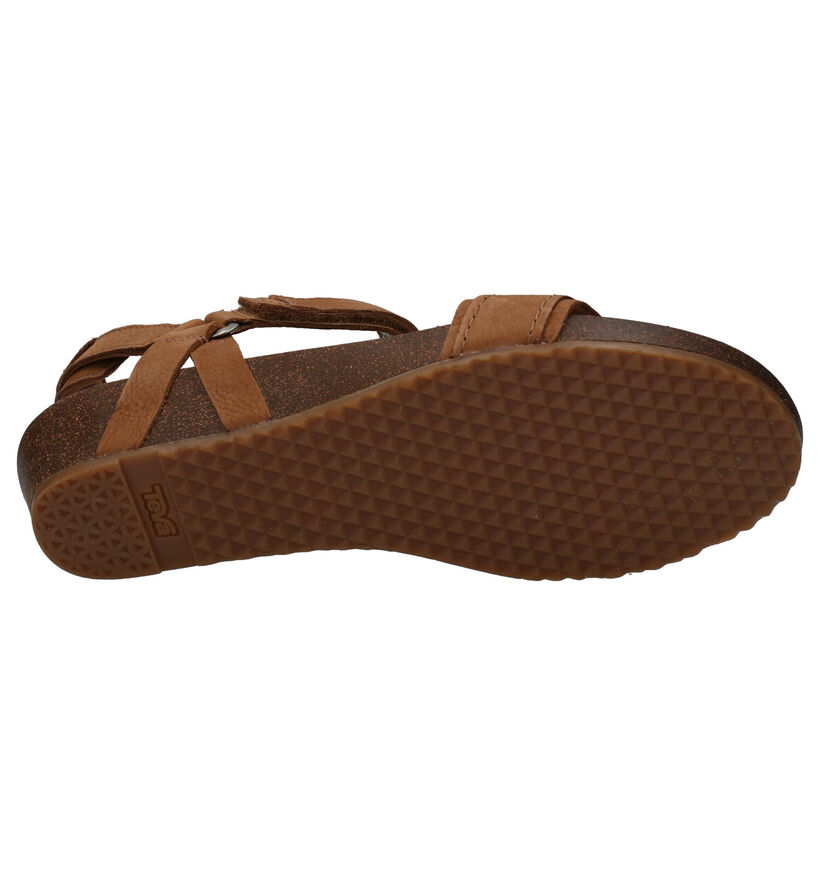 Teva Mahonia Sandales en Noir en nubuck (289236)