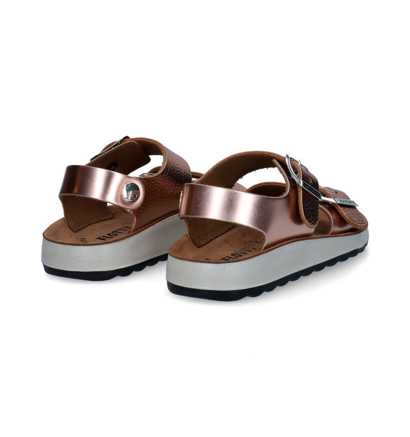 Flotty Sandales en Bronze en simili cuir (310777)
