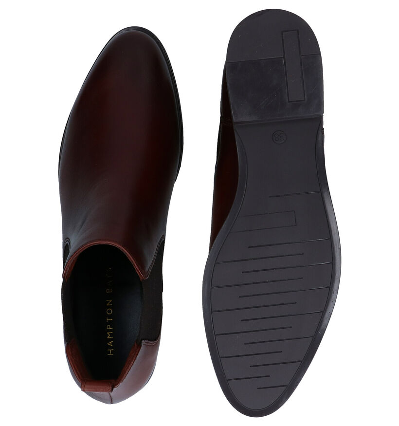 Hampton Bays Cognac Chelsea Boots in leer (277834)