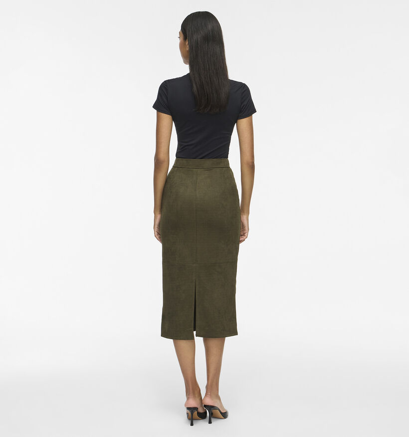 Vila Amira Donkergroene Midi-Rok voor dames (379745)