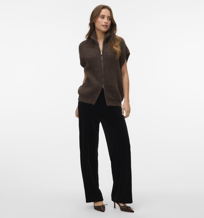 Vero Moda Salty Gilet en Marron pour femmes (364524)