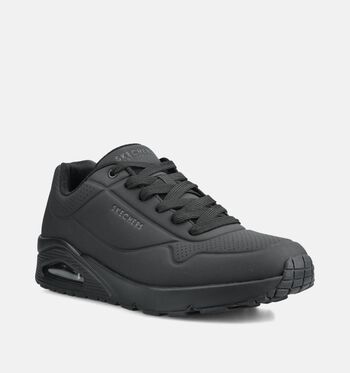 Skechers Memory Foam Low Baskets Noir/Blanc/Bleu/Gris