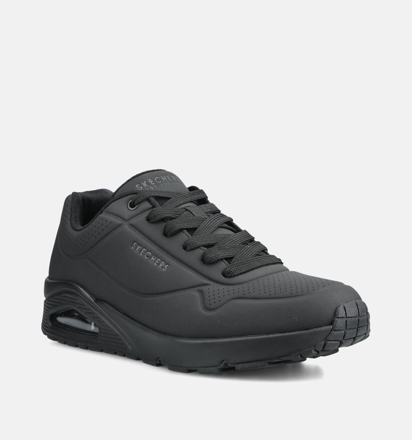 Skechers Uno Stand On Air Baskets basses en Noir pour hommes (377003)