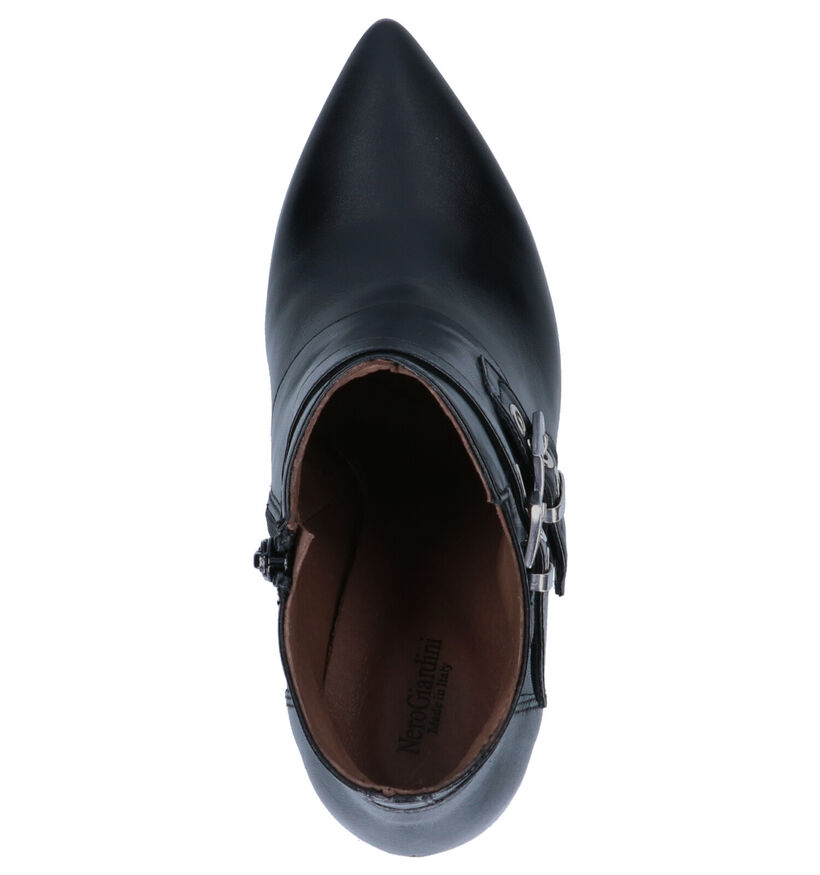 NeroGiardini Bottillons à talons en Noir en cuir (259815)