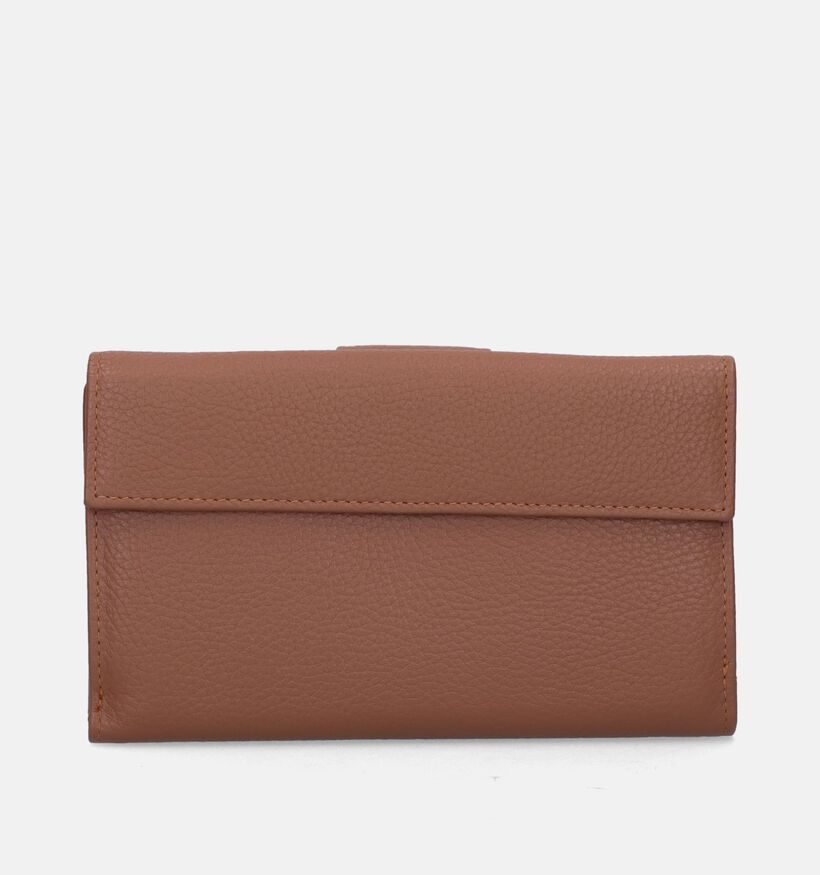 Crinkles Zwarte Overslagportemonnee voor dames (340498)