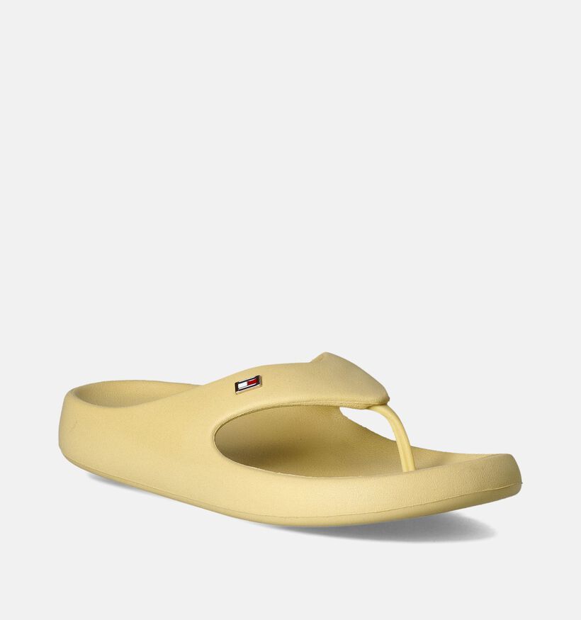 Tommy Hilfiger Gele Teenslippers voor dames (352620)