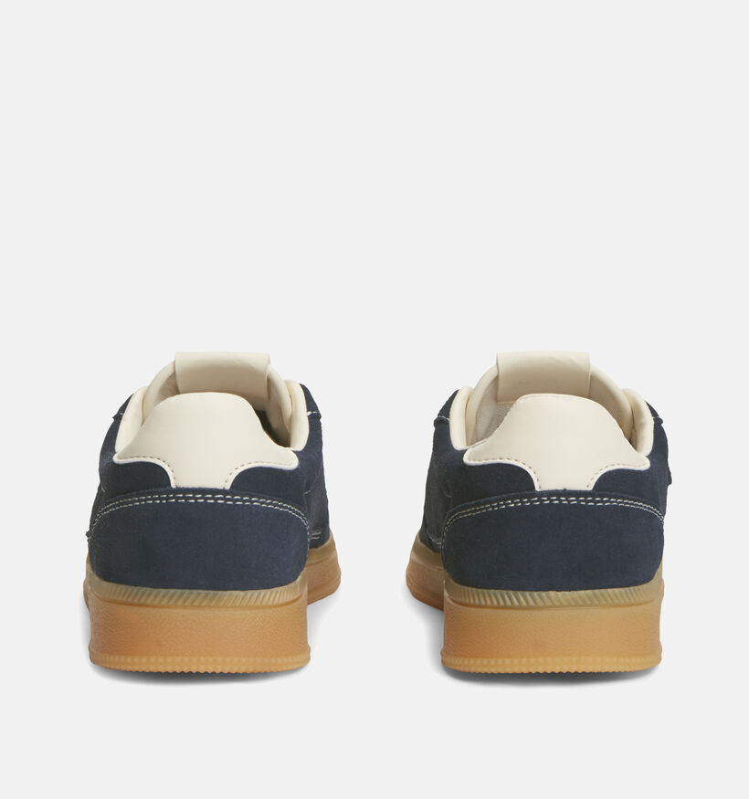 Tommy Hilfiger The Greenwich Edge Suede Baskets casual en Bleu Fonc&eacute; pour femmes (374895) - pour semelles orthop&eacute;diques