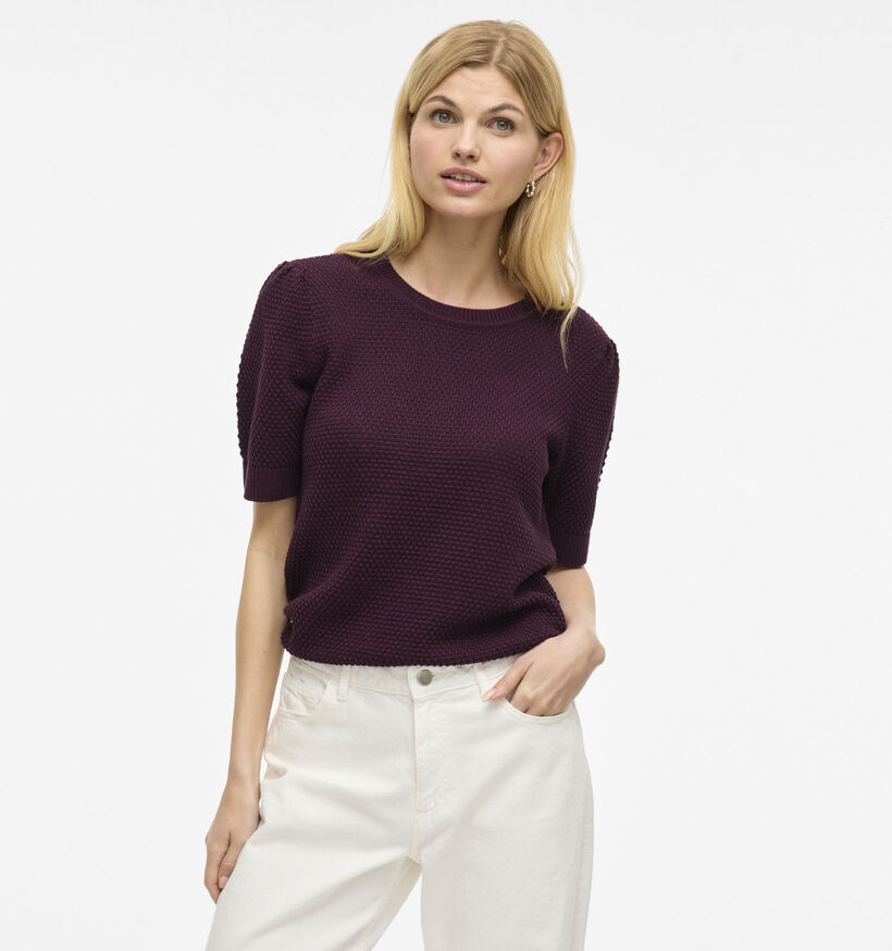 Vila Pull en Bordeaux pour femmes (361344)
