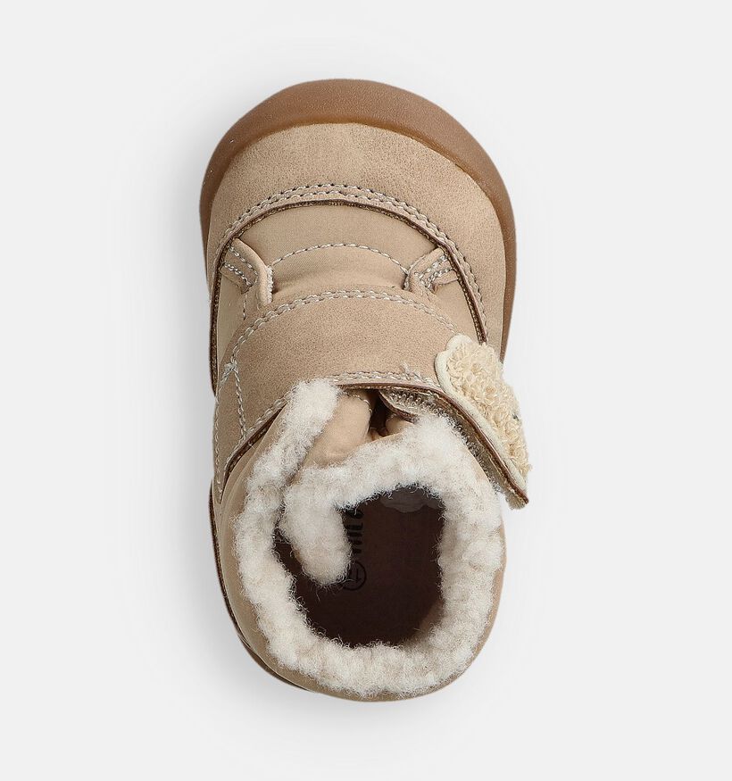 Milo & Mila Chaussures hautes en Beige pour filles, garçons (363185) - pour semelles orthopédiques
