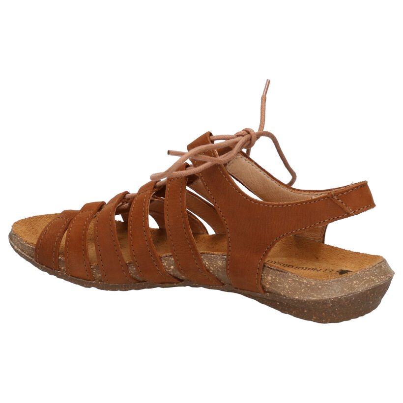 El Naturalista Cognac Sandalen in leer (270328)