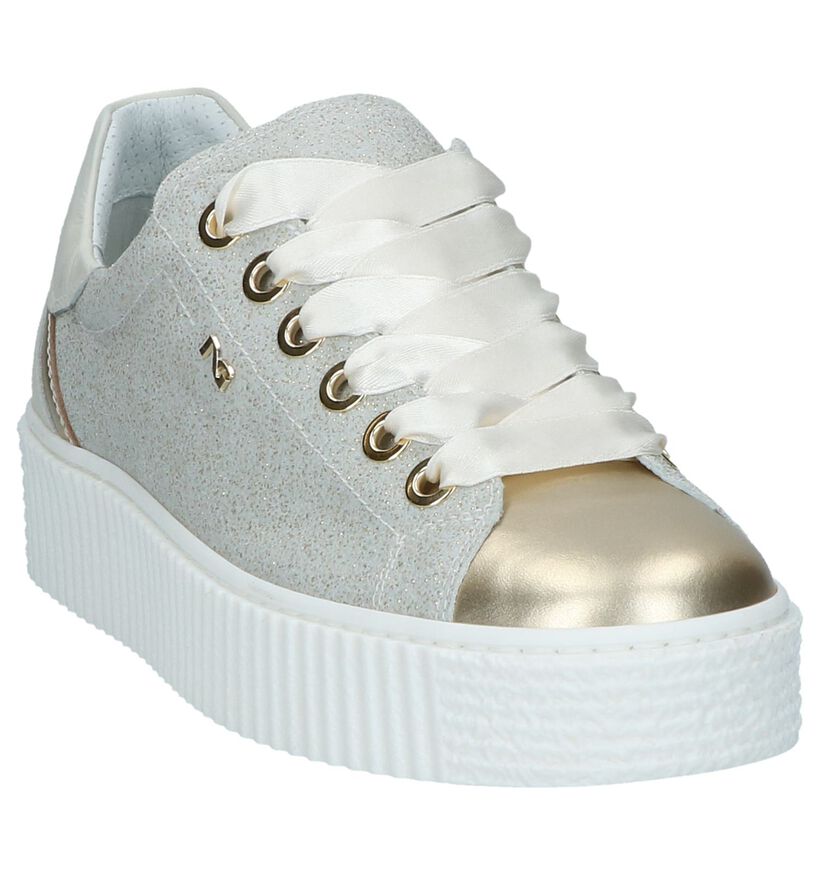 NeroGiardini Gouden Sneakers Creepers, , pdp