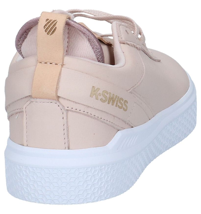 K-Swiss Baskets basses en Rose en cuir (211581)