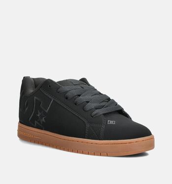 DC Shoes Court Graffik Low Baskets Black/White/Noir/Blanc