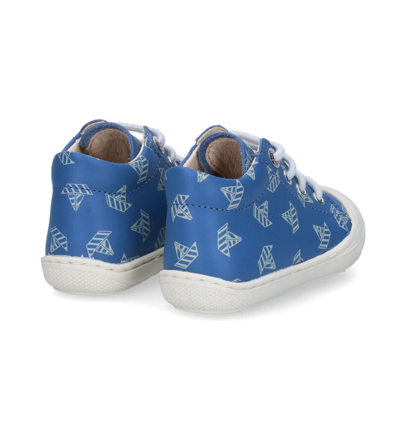 Naturino Cocoon Blauwe Babyschoentjes voor jongens (307728) - geschikt voor steunzolen