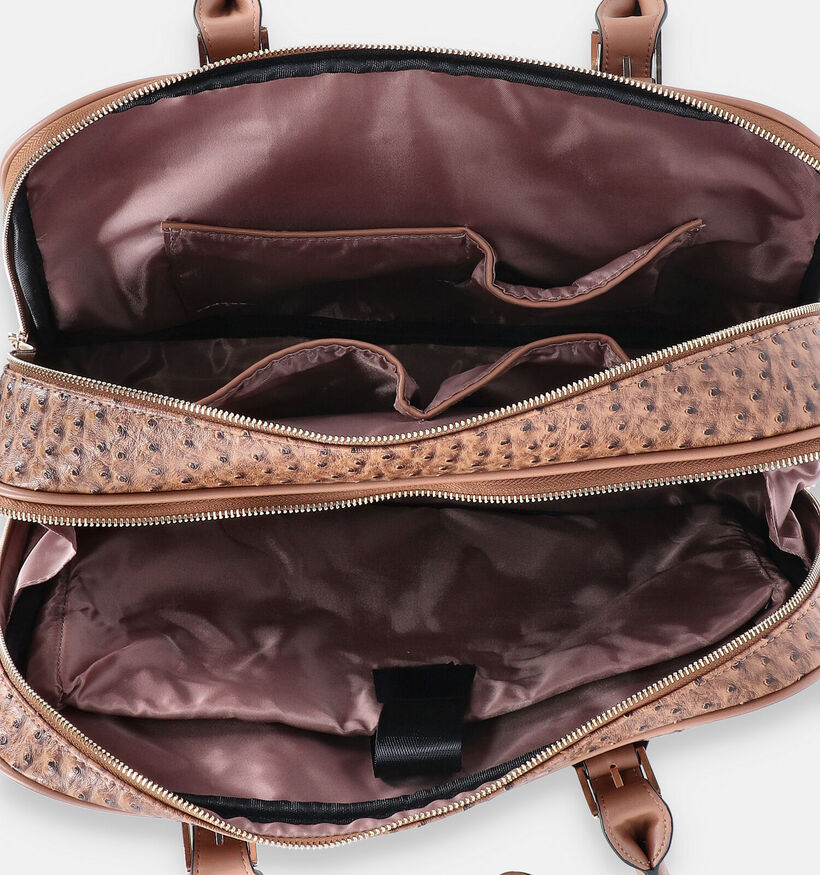 Olivia Lauren Kiara Sacs ordinateur en Cognac pour femmes (364307)