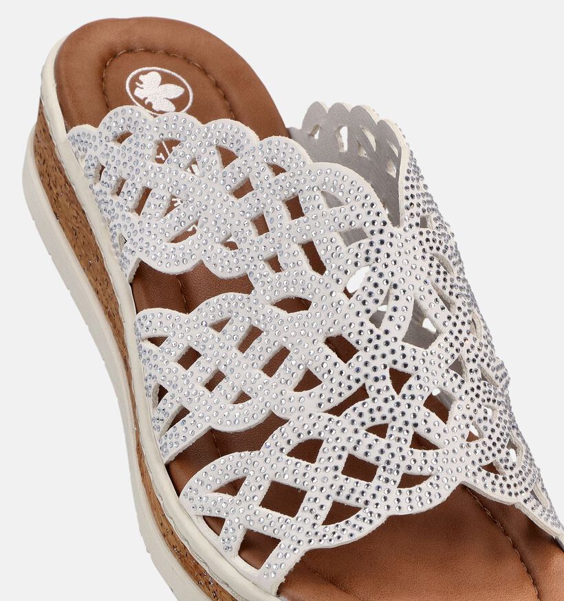 Rieker Nu-pieds en &Eacute;cru pour femmes (370435)