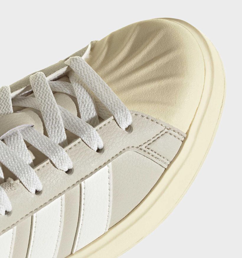 adidas Streettalk Baskets basses en Gris pour gar&ccedil;ons (372649) - pour semelles orthop&eacute;diques