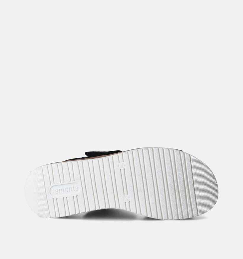 Remonte Zwarte Sandalen voor steunzolen voor dames (354846) - geschikt voor steunzolen