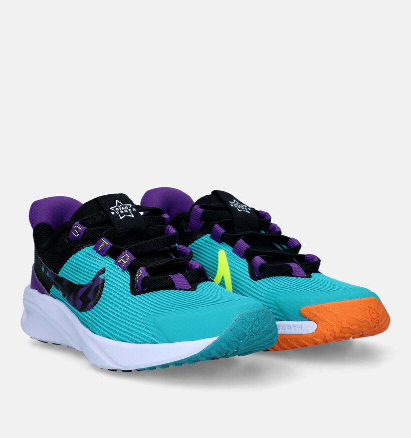 Nike Star Runner 4 Zwarte Sneakers voor jongens, meisjes (328089)