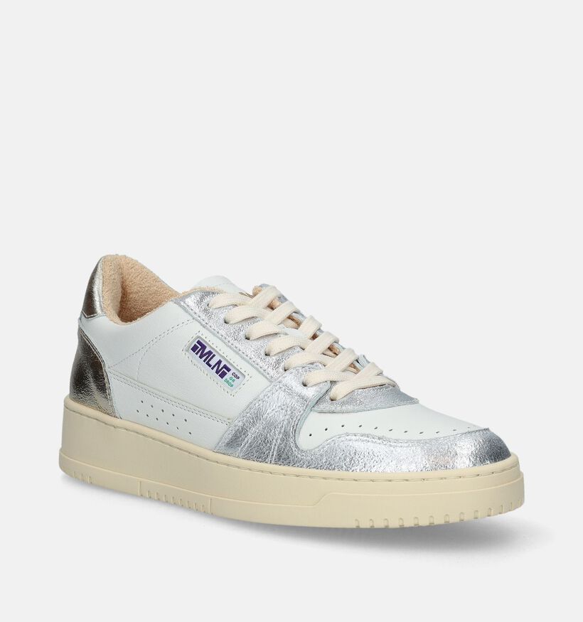 Méliné Witte Sneakers voor dames (342216) - geschikt voor steunzolen