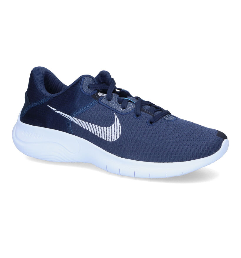 Nike Flex Experience Run Blauwe Sneakers in stof (302685)