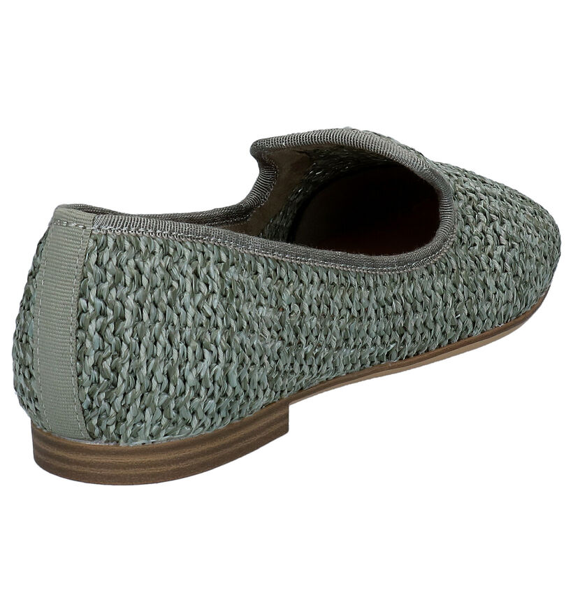 Tamaris Touch it Groene Loafers in stof (292215)