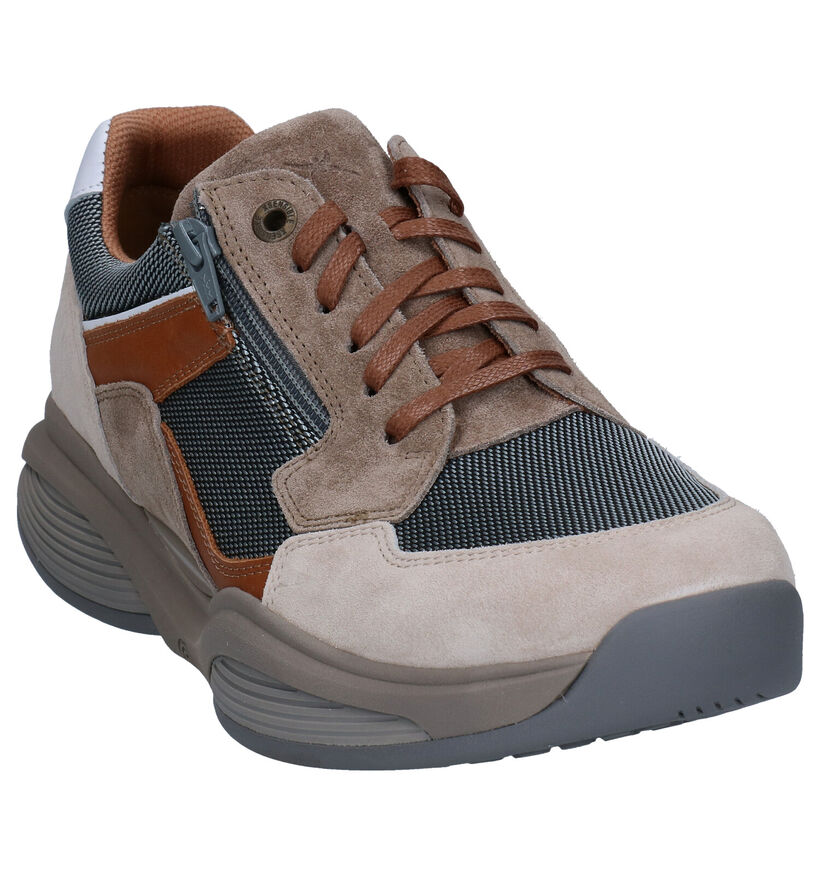 Xsensible SWX14 Beige Veterschoenen voor heren (324853) - geschikt voor steunzolen