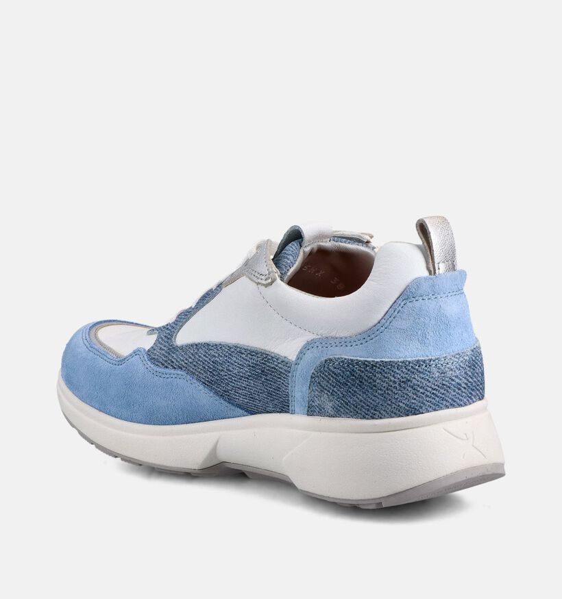 Xsensible Stretchwalker Grenoble Blauwe Sneakers voor dames (373019) - geschikt voor steunzolen