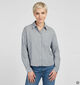 Deeluxe Original Holmy Blauw Gestreept Hemd voor dames (382276)