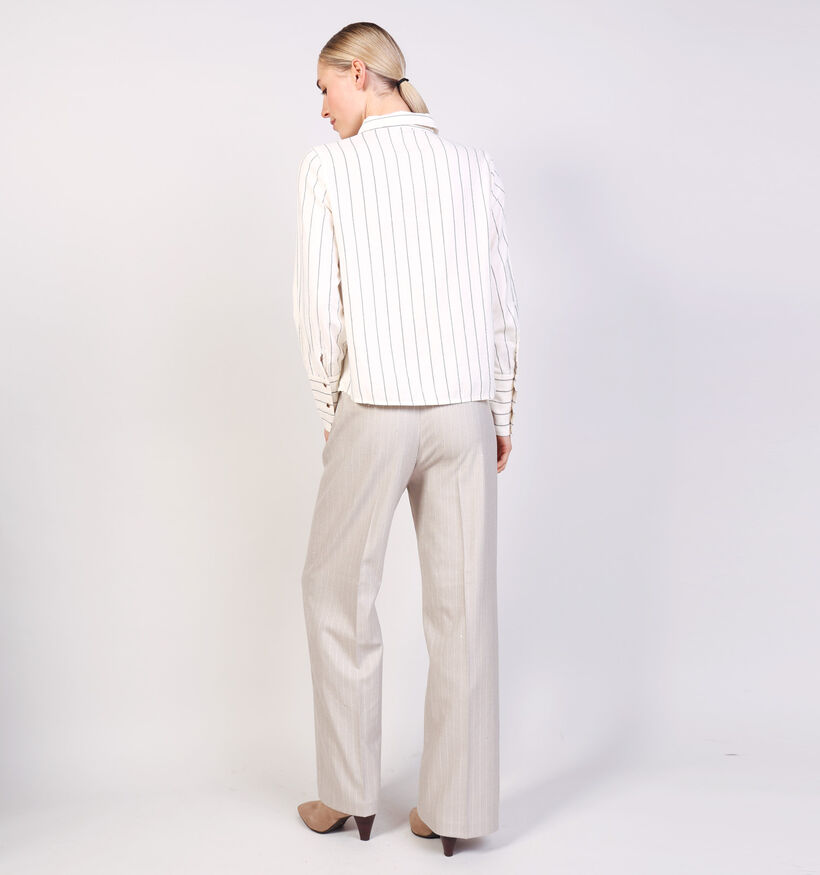 comma Beige Geklede Broek comma Beige Geklede Broek voor dames (364854)