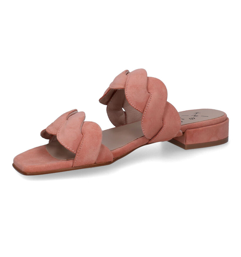 KMB Cognac Slippers voor dames (309633)