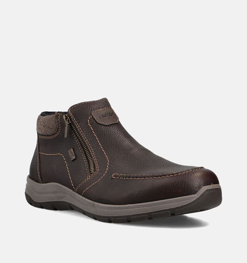 Rieker Bruine Boots met Rits voor heren (363505) - geschikt voor steunzolen