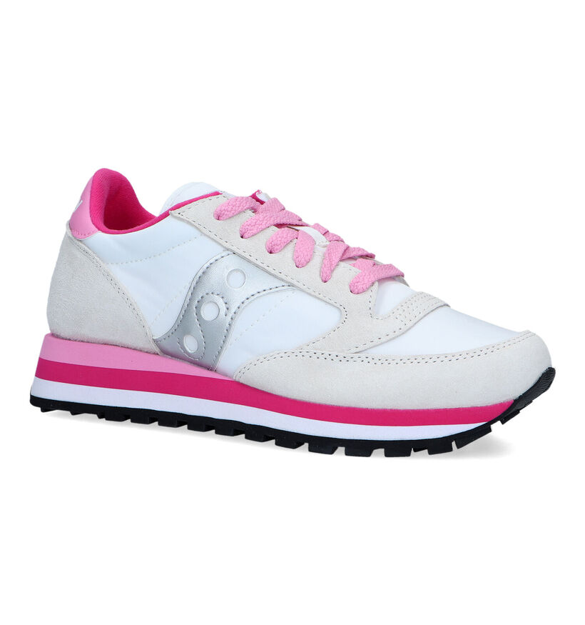 Saucony Jazz Triple Witte Sneakers voor dames (320811) - geschikt voor steunzolen