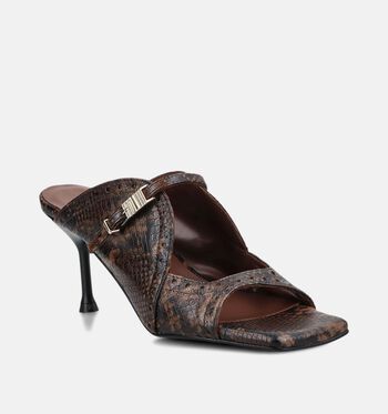 March23 Slippers Bruin/Groen