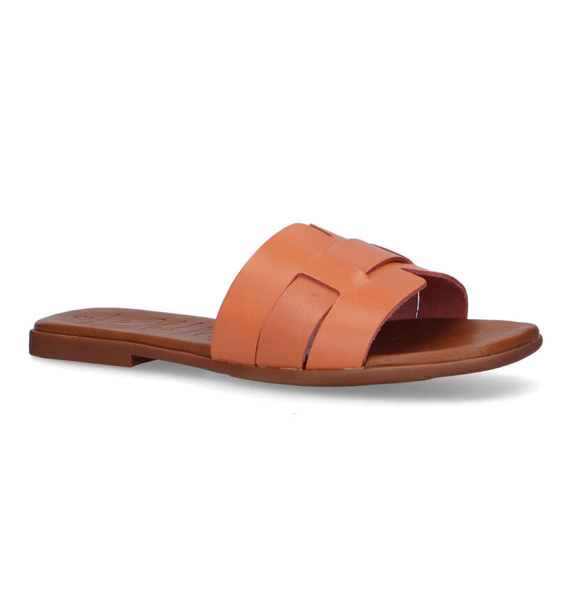 Oh My Sandals Nu-pieds plates en Orange pour femmes (334639)