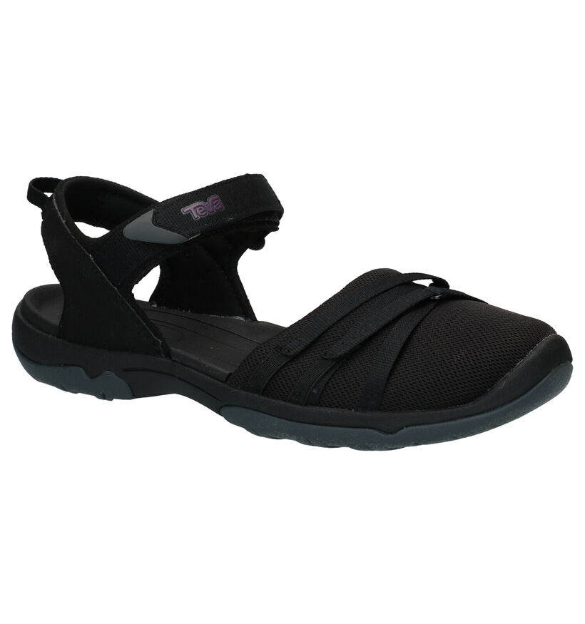 Teva Tirra Zwarte Sandalen in stof (270626)