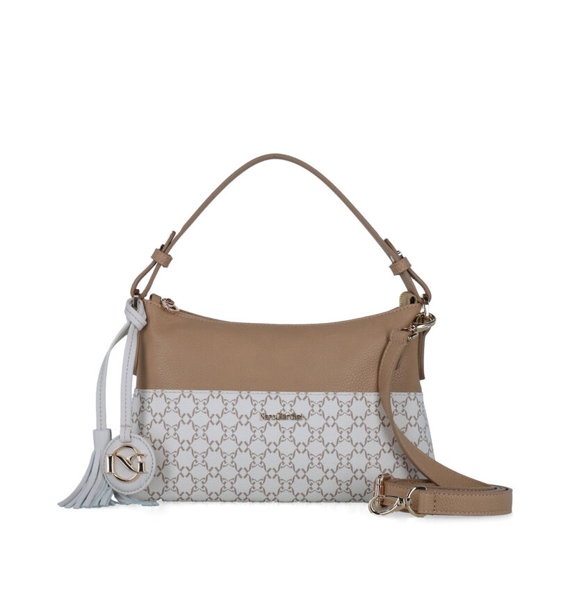 NeroGiardini Sac à bandoulière en Beige en simili cuir (325398)