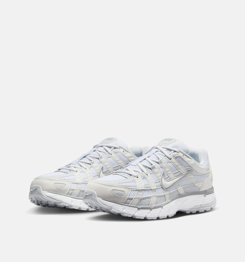 Nike P-6000 Witte/Lichtgrijze Sneakers voor dames (380508)