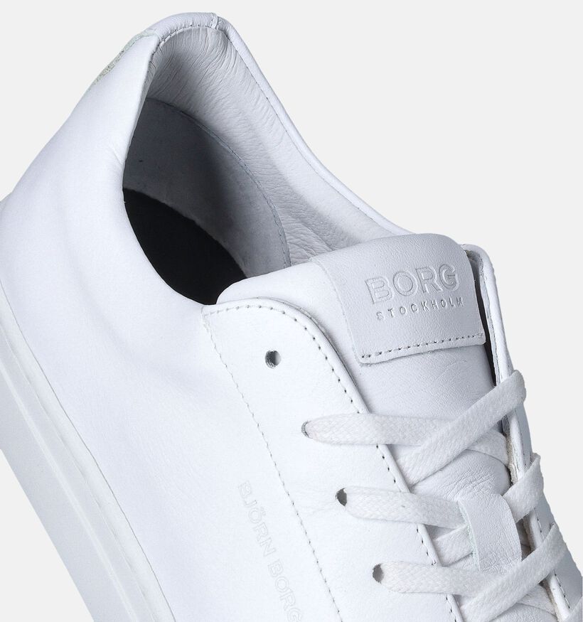 Björn Borg Classic Cup Chaussures à lacets en Blanc pour hommes (364428) - pour semelles orthopédiques