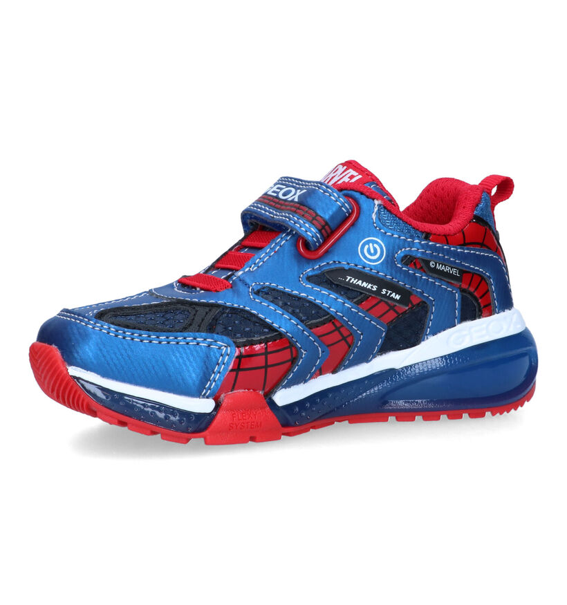 Geox Bayonyc Blauwe Spiderman Sneakers voor jongens (320628)