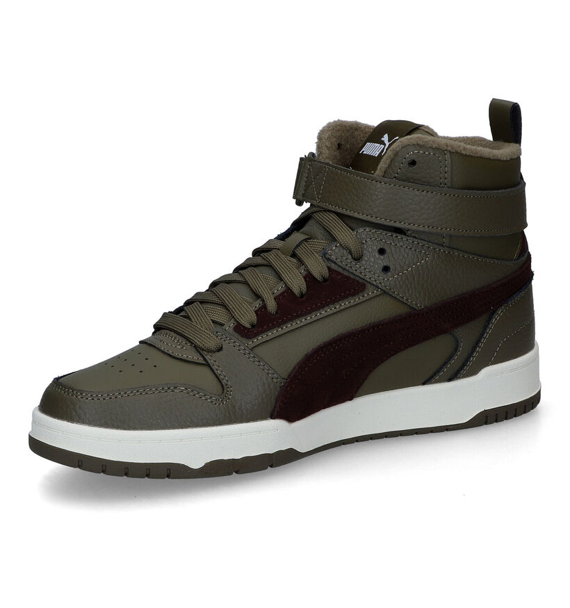 Puma RBD Game WTR Baskets en Khaki pour hommes (311241) - pour semelles orthopédiques