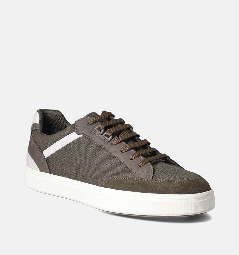 Geox Baltmoore Kaki Veterschoenen voor heren (353860) - geschikt voor steunzolen