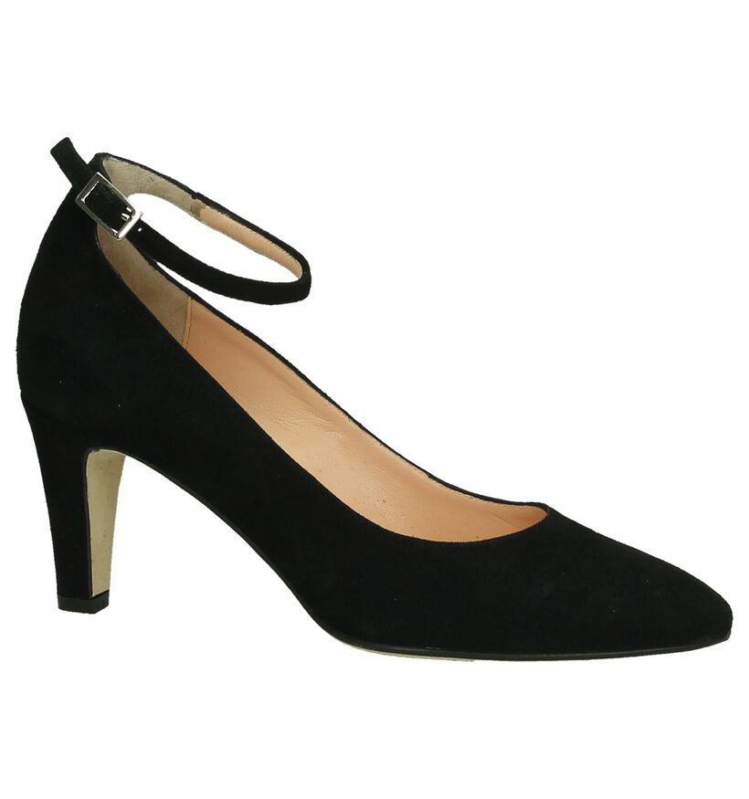 Cristian Daniel Zwart High Heels Pumps met Bandje, , pdp