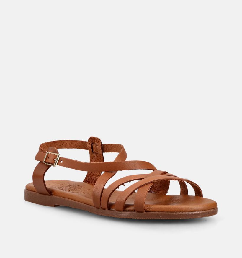 Oh My Sandals Cognac Sandalen voor dames (373340)